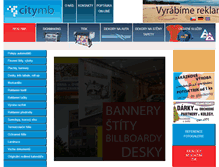 Tablet Screenshot of citymb.cz